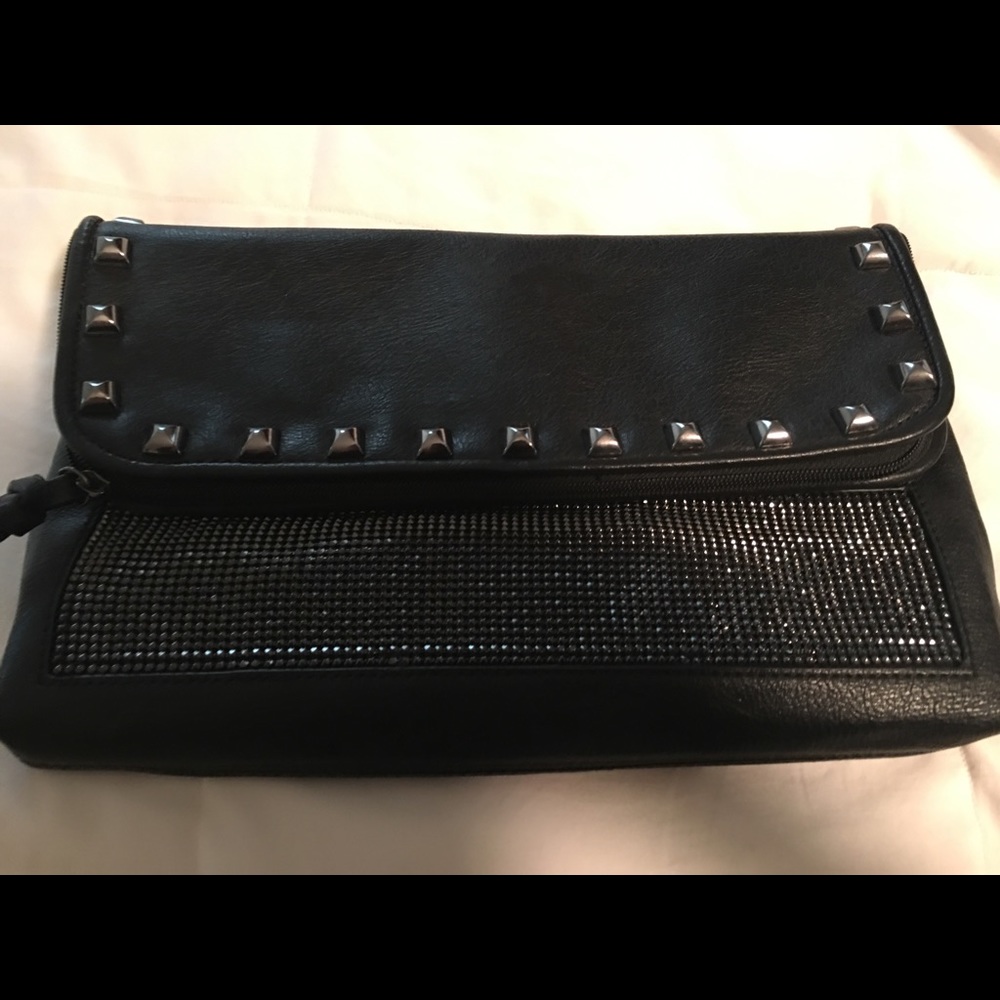 DSW black clutch/ crossbody bag